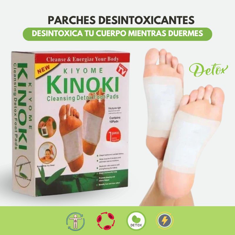 💚Parches Desintoxicantes KINOKI™ - Elimina toxinas del cuerpo en 24 horas