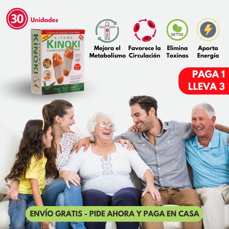 💚Parches Desintoxicantes KINOKI™ - Elimina toxinas del cuerpo en 24 horas