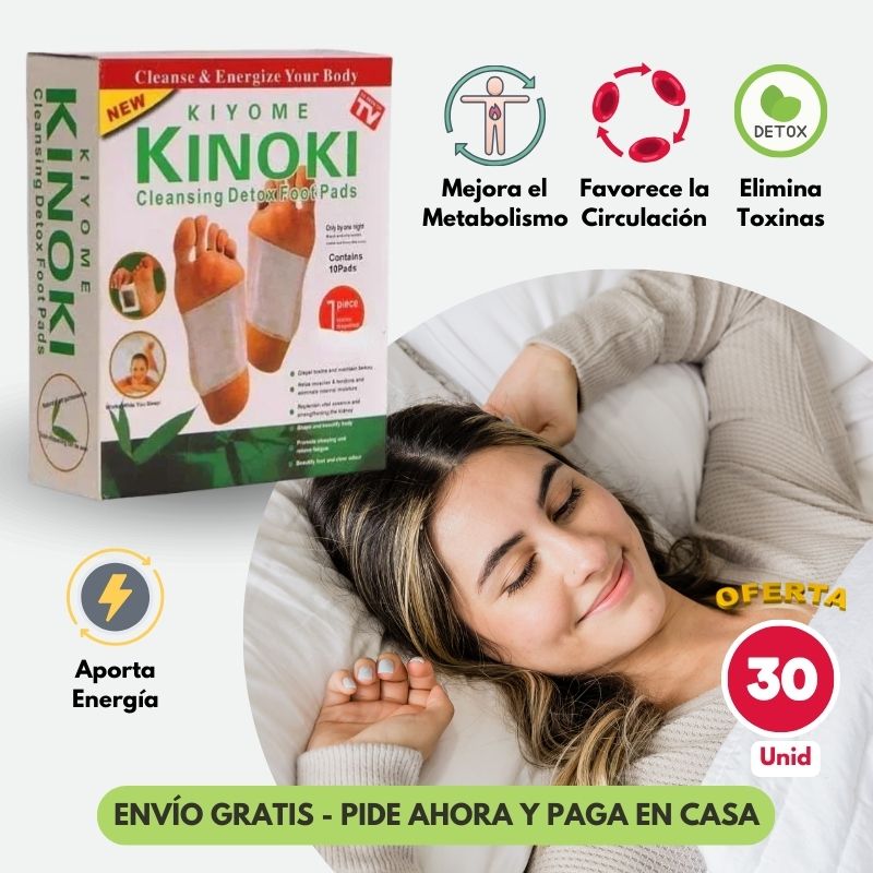 💚Parches Desintoxicantes KINOKI™ - Elimina toxinas del cuerpo en 24 horas