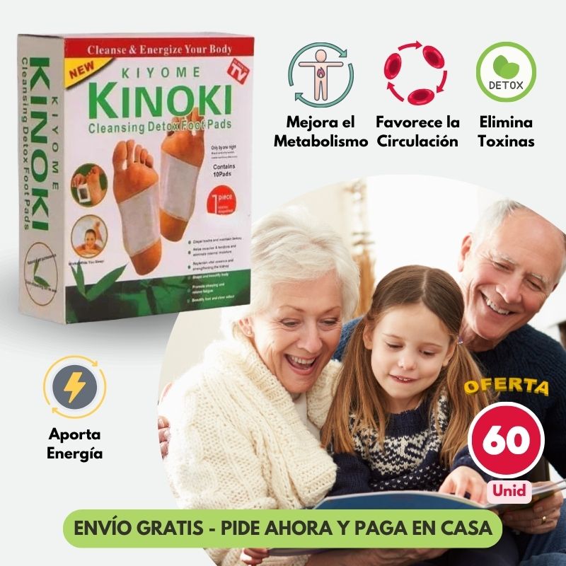 💚Parches Desintoxicantes KINOKI™ - Elimina toxinas del cuerpo en 24 horas